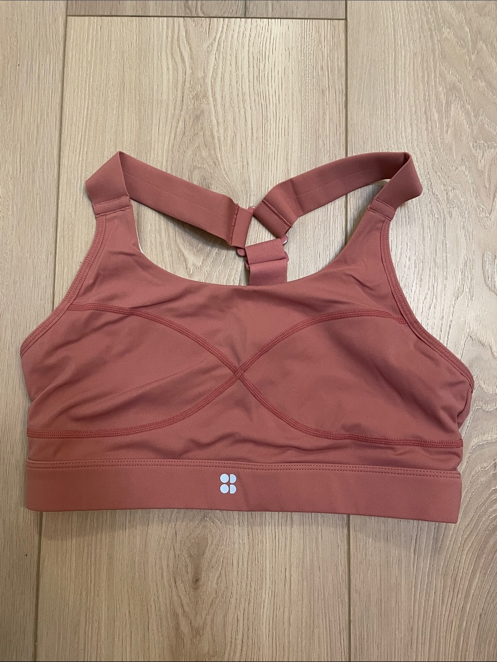 Sweaty Betty Racerback Sports Bra - Terracotta
